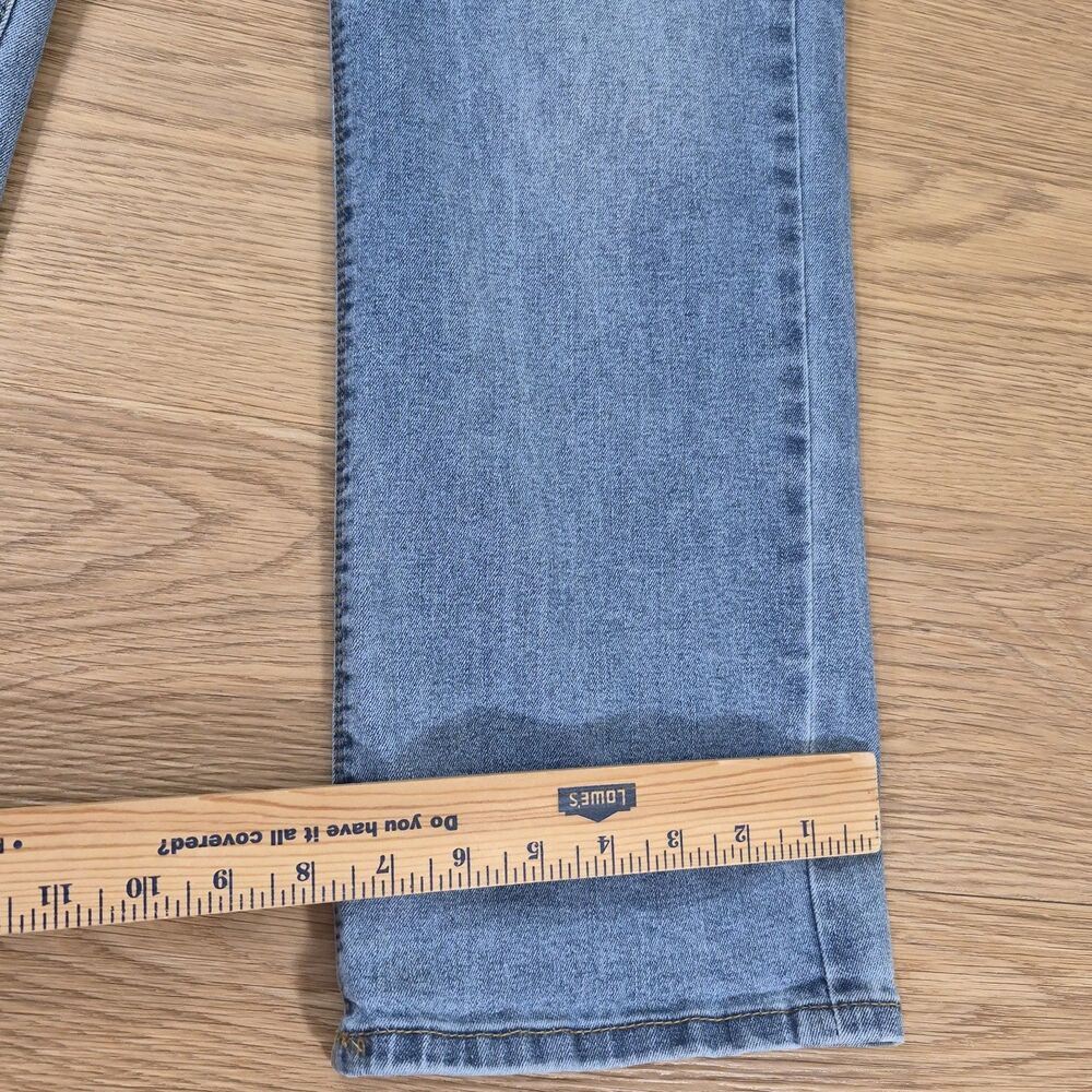 Curve Appeal Jeans 14/32 Womens Mid-Rise Relaxed Fit Blue Denim Pants 32x28 - Picture 8 of 11